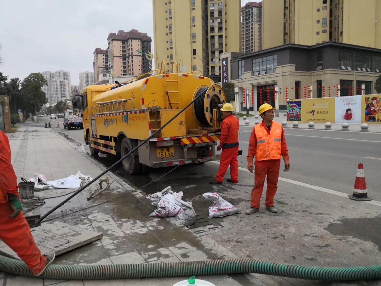 涿鹿排污管道清淤-管道清洗